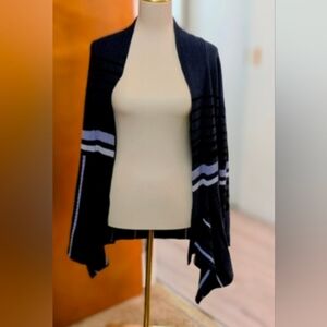 St. John's Bay Navy and White Women's Cardigan